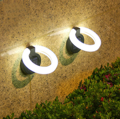 4 Pack Round Outdoor Ground Lights Adjustable Disk Solar Pathway Lamp - Outdoor Solar Outlet