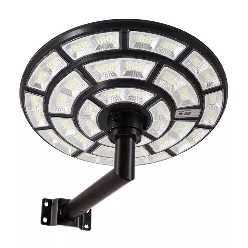 4500W Solar Outdoor Light Round 360° Wide Angle UFO Garden Pole And Wall Street Lights with Remote - Outdoor Solar Outlet