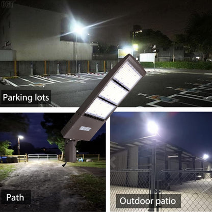 450W Dimmable LED Parking Lot Light Hard Wire 5000K Daylight 63000LM 140lm/w, Outdoor LED Shoebox Lights, UL/DLC Commercial Lighting Fixture - Outdoor Solar Outlet