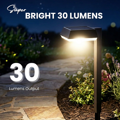 SmartYard Solar LED Pathway Lights 30 Lumen Modern Down Light , 6-Pack