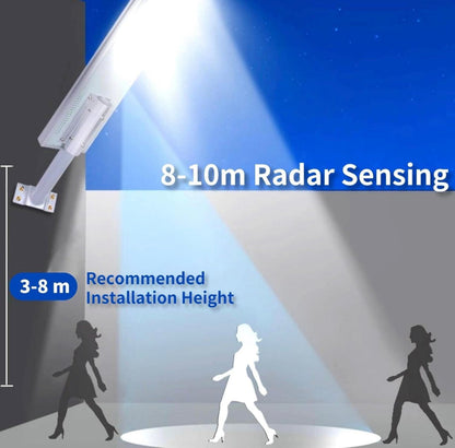 5000W Solar Powered Street Light Outdoor, Waterproof Solar Parking Lot Lights Commercial Motion Sensor LED Flood Lights with Remote - Outdoor Solar Outlet