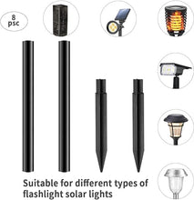 Load image into Gallery viewer, Replacement Stakes for Solar Lights Stainless Steel ( 4 Pack )