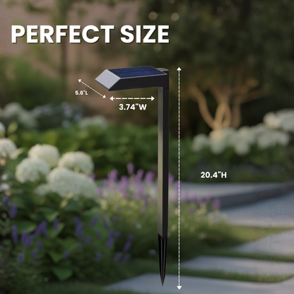 SmartYard Solar LED Pathway Lights 30 Lumen Modern Down Light , 6-Pack