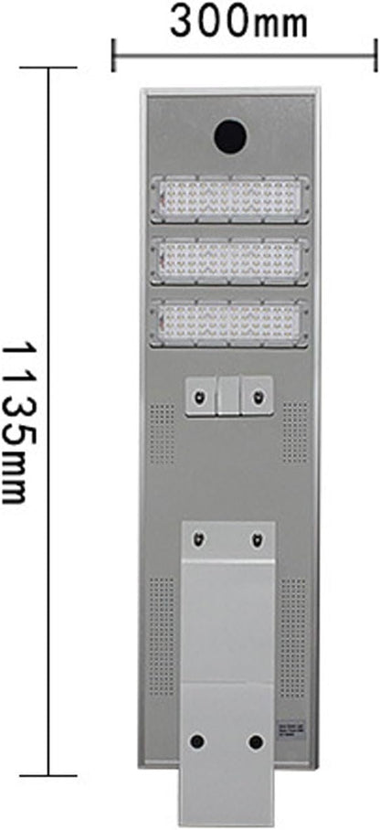 6000W Aluminum Frame LED Integrated Solar Street Light, IP65 Waterproof , Radar Sensor + Light Sensor, Dusk to Dawn Solar - Outdoor Solar Outlet