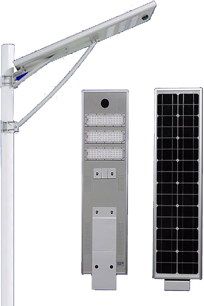 6000W Aluminum Frame LED Integrated Solar Street Light, IP65 Waterproof , Radar Sensor + Light Sensor, Dusk to Dawn Solar - Outdoor Solar Outlet