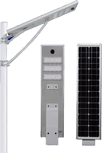 6000W Aluminum Frame LED Integrated Solar Street Light, IP65 Waterproof , Radar Sensor + Light Sensor, Dusk to Dawn Solar - Outdoor Solar Outlet