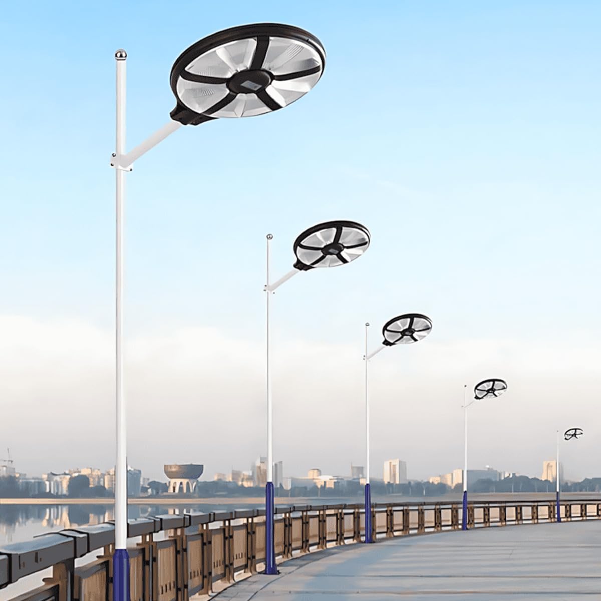 6000W Solar Street Light Outdoor – 200,000 Lumens, Radar & Motion Sensor, Remote, 360° Wide Angle, IP66 - Outdoor Solar Outlet