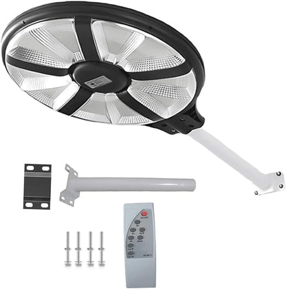 6000W Solar Street Light Outdoor – 200,000 Lumens, Radar & Motion Sensor, Remote, 360° Wide Angle, IP66 - Outdoor Solar Outlet