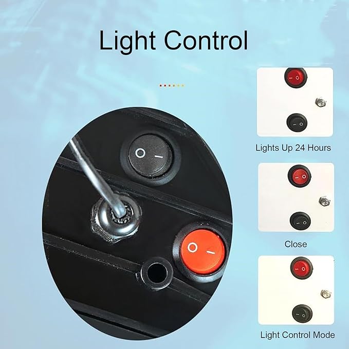 11 Inch Diameter LED Single Flashing Solar Traffic Light, IP54 Waterproof Signal Light Industrial LED Warning Light with Solar Panel and Sun Visor, Single Flashing