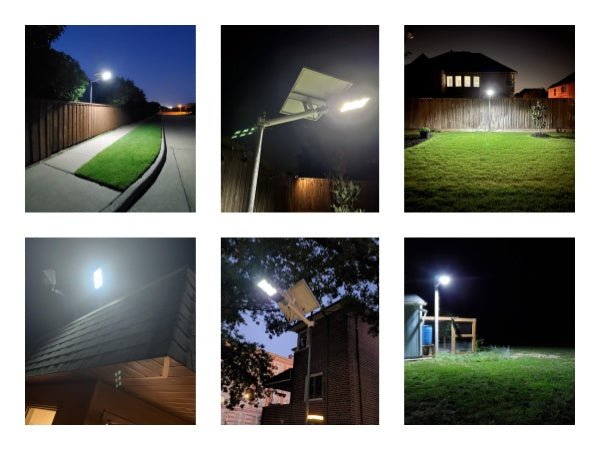 6400W Solar Street Light – 150,000 Lumens Commercial LED Parking Lot Light with Motion Sensor & Remote - Outdoor Solar Outlet