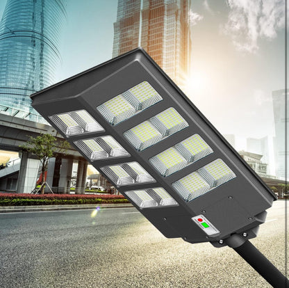 6800W Commercial Solar Street Lights Dusk to Dawn , Motion Sensor, 75000LM for Street with Remote Control - Outdoor Solar Outlet