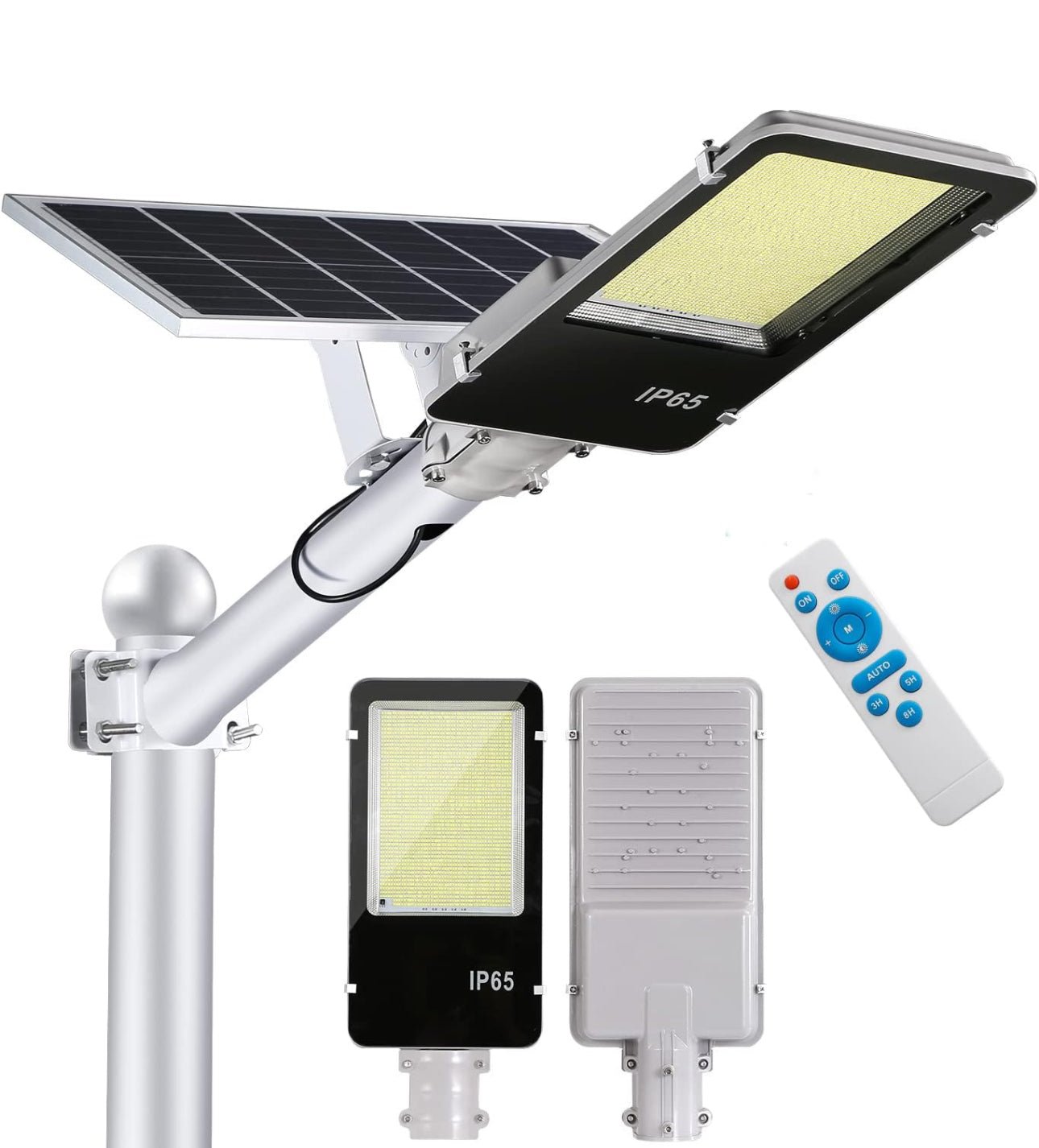 7000W Commercial Solar Street Light Outdoor 135000 Lumens Dusk to Dawn Solar with Remote Control - Outdoor Solar Outlet