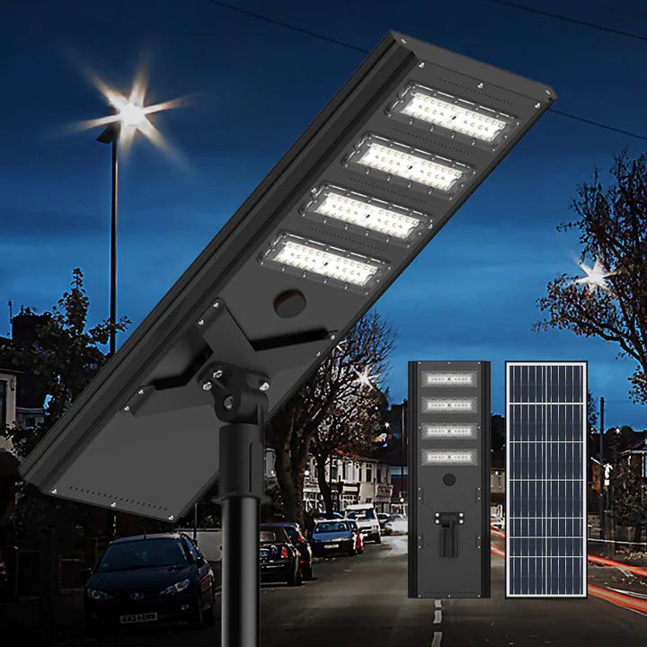 8500W Commercial Solar Power LED Parking Lot / Street/ Arena Light 160000 Lumen - (Black) - Outdoor Solar Outlet