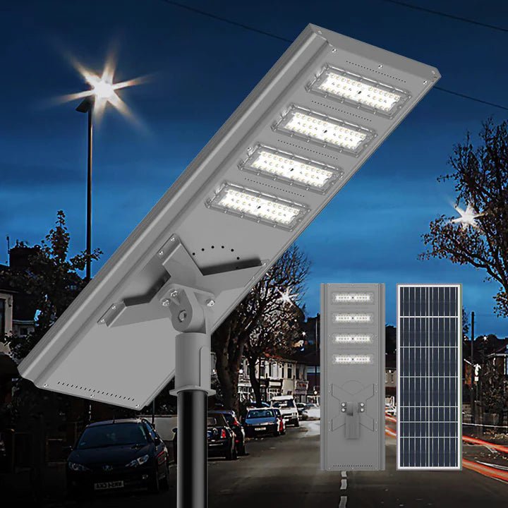 8500W Commercial Solar Power LED Parking Lot / Street/ Arena Light 160000 Lumen - (Black) - Outdoor Solar Outlet