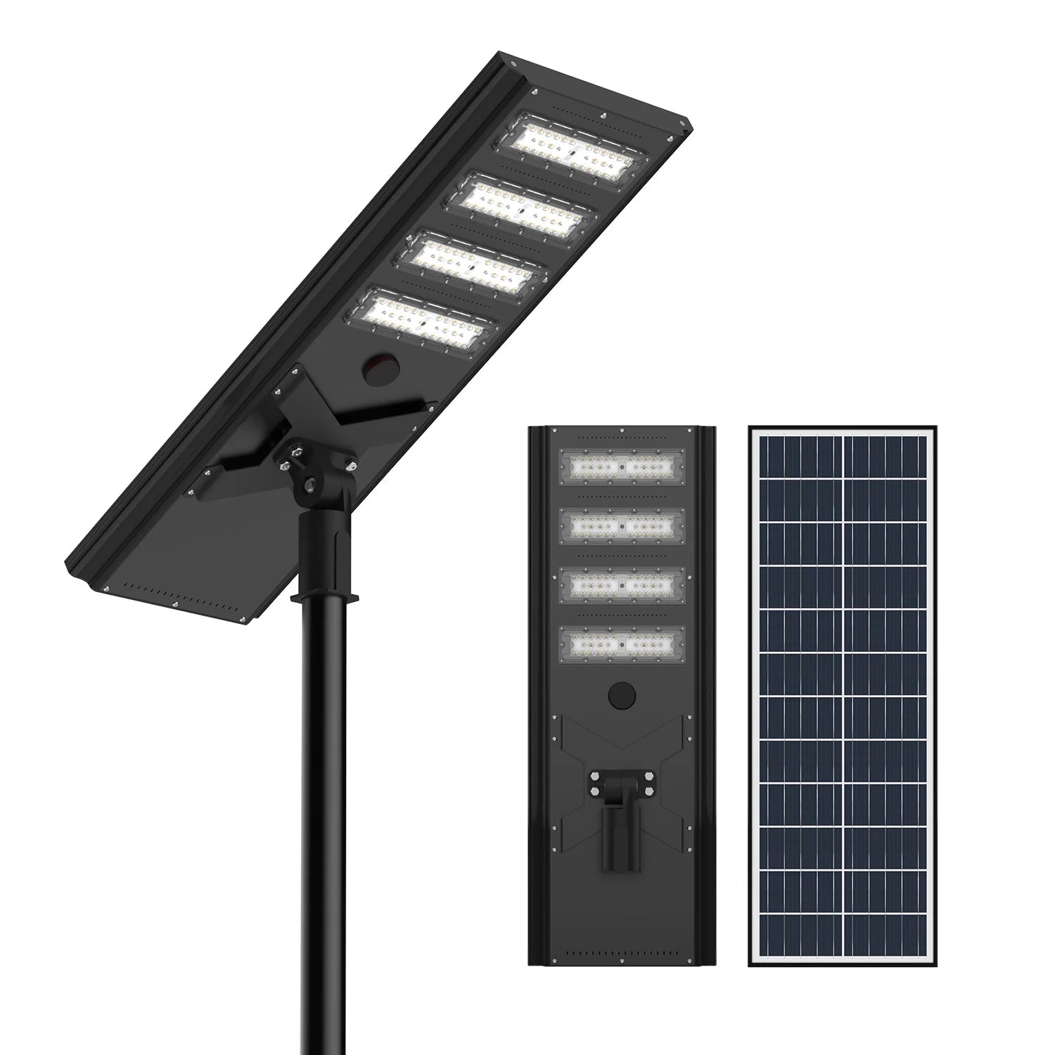 8500W Commercial Solar Power LED Parking Lot / Street/ Arena Light 160000 Lumen - (Black) - Outdoor Solar Outlet