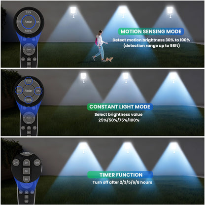 8800W Solar Street Lights Outdoor Waterproof 6500K Dusk to Dawn 180000 Lumen Motion Sensor Super Bright Solar Parking Lot Light - Outdoor Solar Outlet