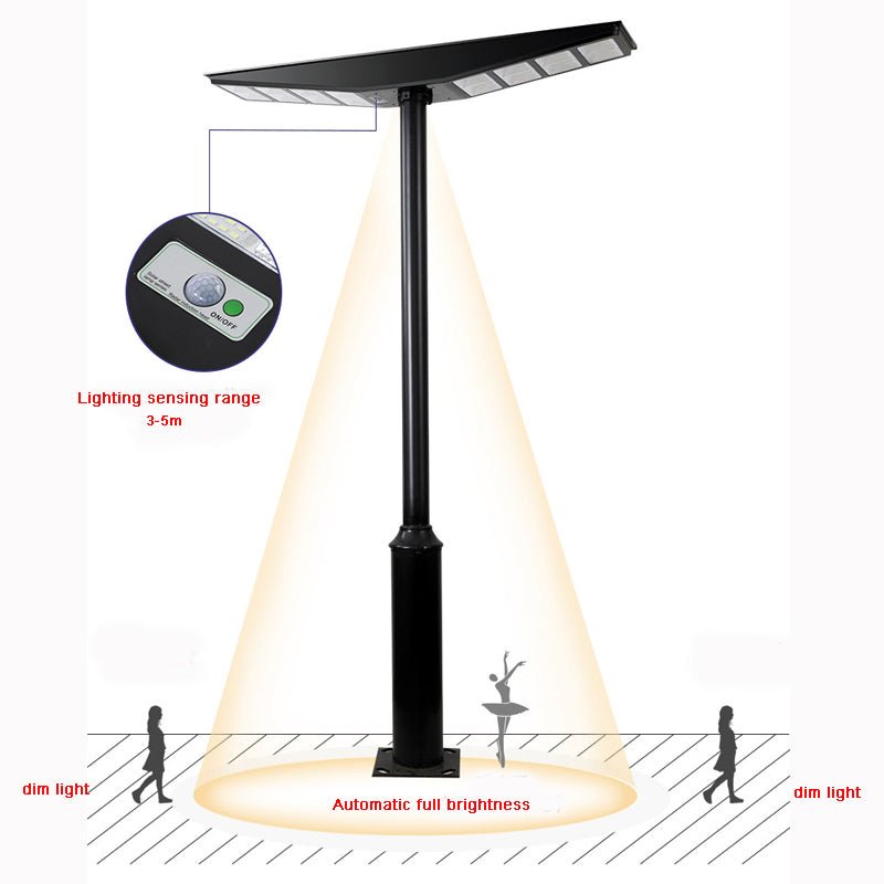 9000W All-in-One Double Side Solar Street Light Road Path Motion Sensor Parking a lot IP65 Waterproof - Outdoor Solar Outlet