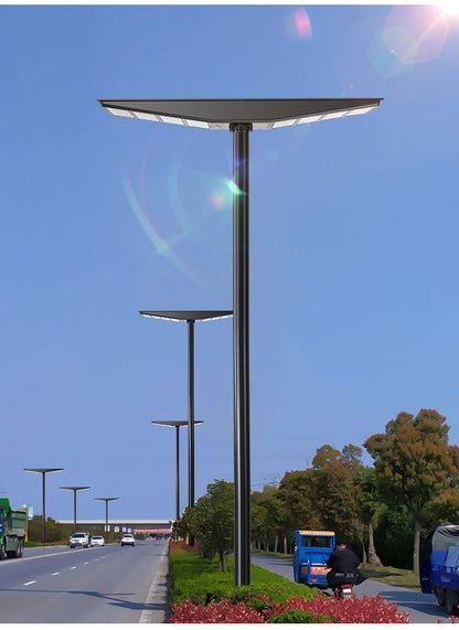 9000W All-in-One Double Side Solar Street Light Road Path Motion Sensor Parking a lot IP65 Waterproof - Outdoor Solar Outlet