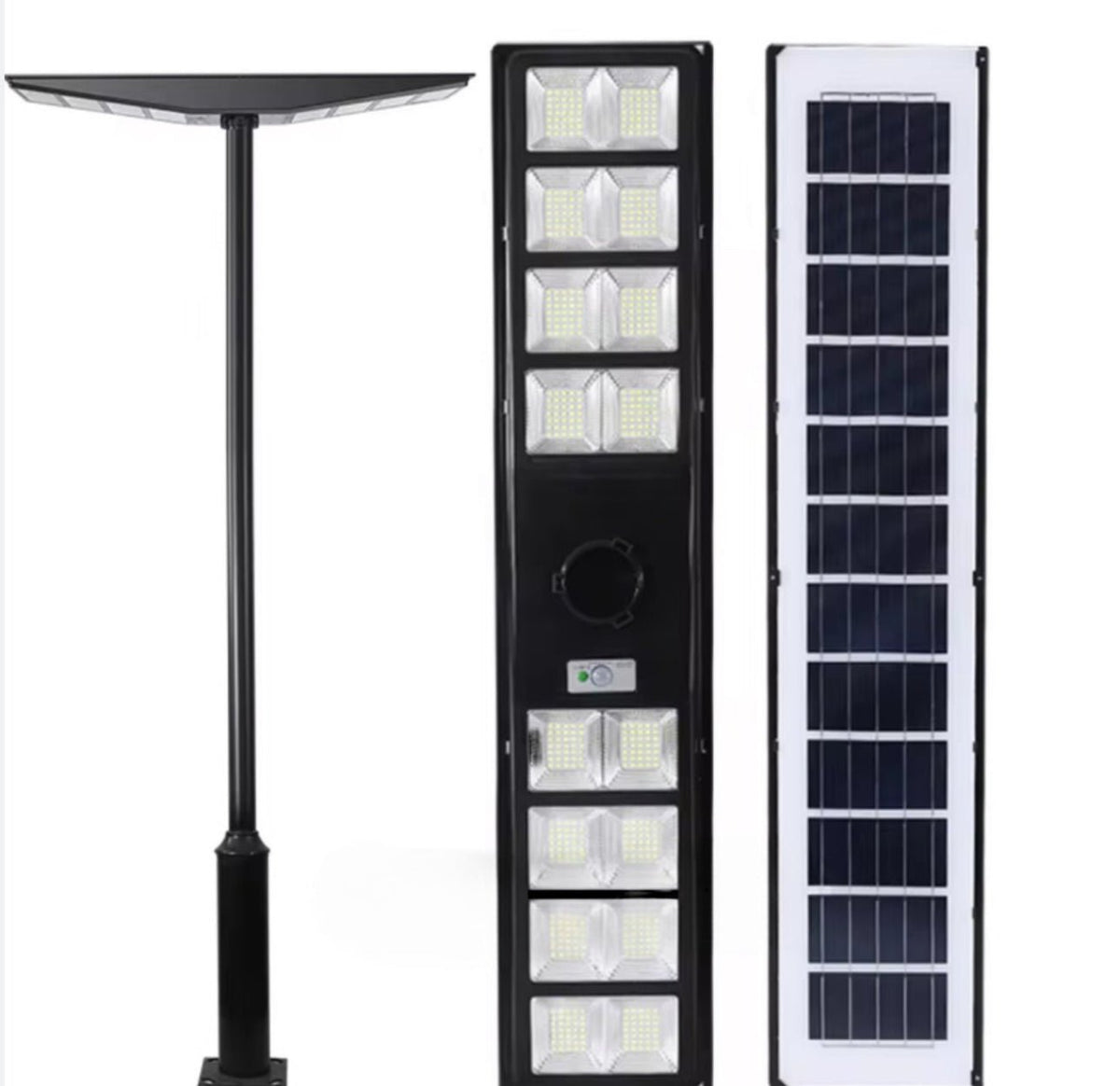 9000W All-in-One Double Side Solar Street Light Road Path Motion Sensor Parking a lot IP65 Waterproof - Outdoor Solar Outlet