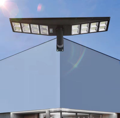 9000W All-in-One Double Side Solar Street Light Road Path Motion Sensor Parking a lot IP65 Waterproof - Outdoor Solar Outlet