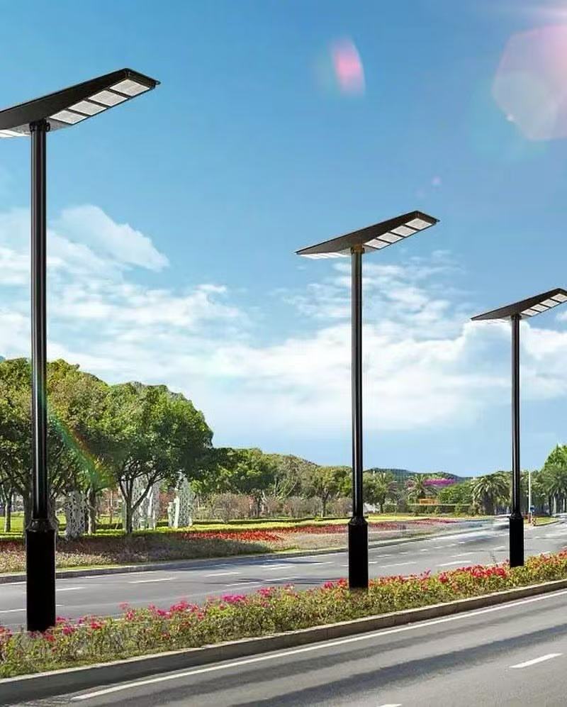 9000W All-in-One Double Side Solar Street Light Road Path Motion Sensor Parking a lot IP65 Waterproof - Outdoor Solar Outlet