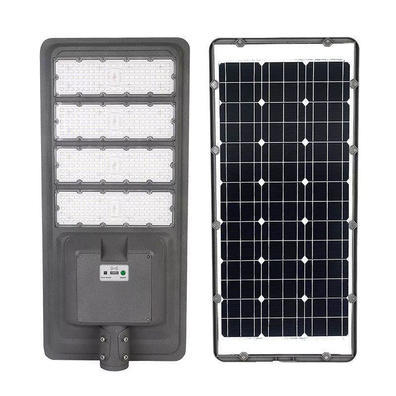 9000W Aluminum Frame All In One Solar Street /Parking Lights Motion Sensor, Dusk to Dawn 180000LM with Remote Control - Outdoor Solar Outlet