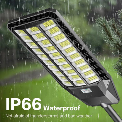 9000W Solar Street Light, 180000 Lumens Dusk to Dawn Street Lights Solar Powered Motion Sensor - Outdoor Solar Outlet