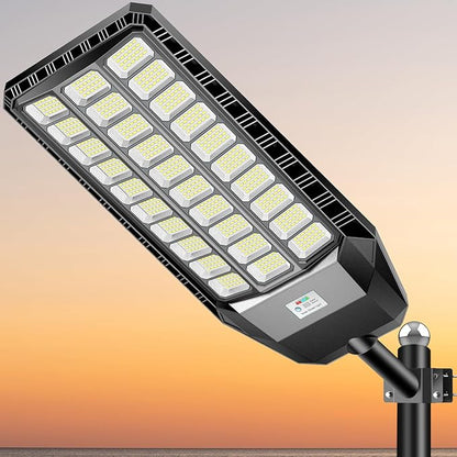 9000W Solar Street Light, 180000 Lumens Dusk to Dawn Street Lights Solar Powered Motion Sensor - Outdoor Solar Outlet