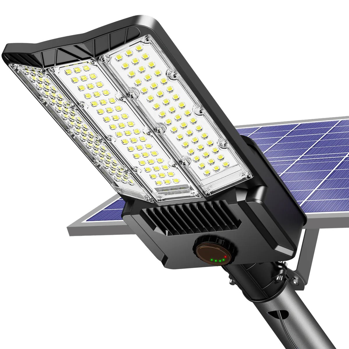 9500W Aluminum Solar Street Lights Outdoor, 500000LM High Powered Commercial Parking Lot Lights 6500K Dusk to Dawn with Remote - Outdoor Solar Outlet