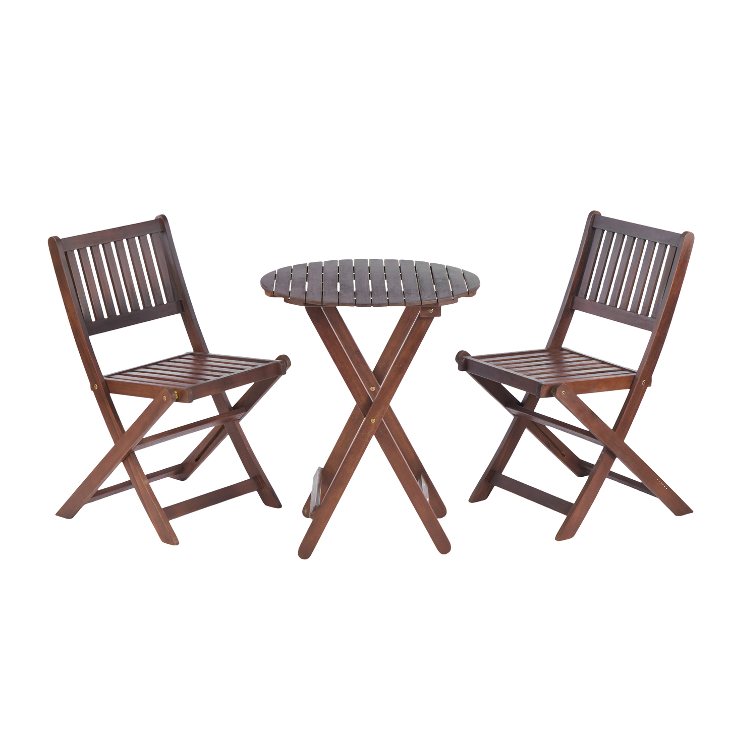 3 Piece Acacia Wood Outdoor Bistro Set