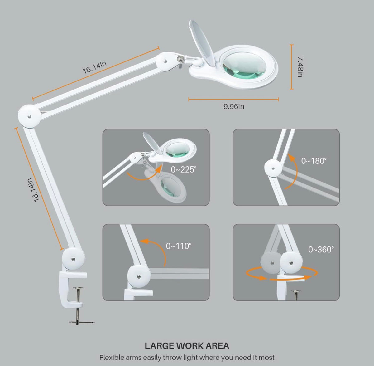 clamp light outdoor