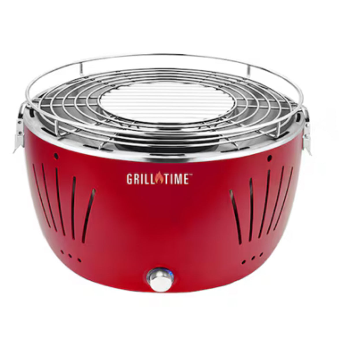 Grill Time Tailgater GTX Portable Charcoal Grill with Glass Hood Perfect for Camping Accessories