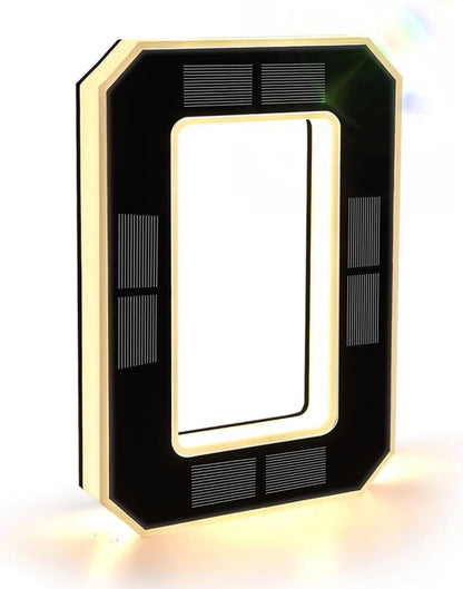 SmartYard 9 Inch Solar Lighted House Numbers for Outside, Light Up Waterproof LED Address Numbers Signs for Houses, Large Personalized Illuminated Exterior Modern House Numbers Light