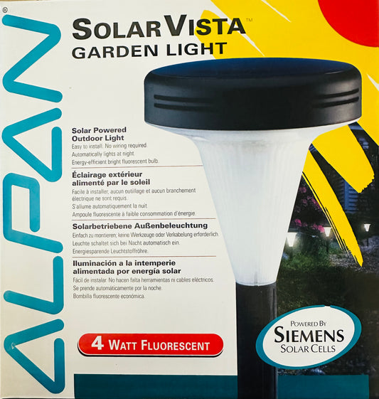 Siemens Vantage Bollard Solar Pathway Light 4 Watt 100 Lumen With Fluorescent Bulb 4 Pack