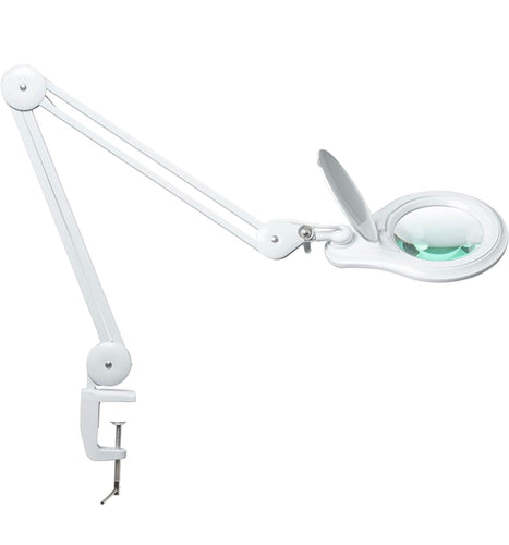 PRO XL Magnifying Clamp Lamp – With Bright LED Light 5X