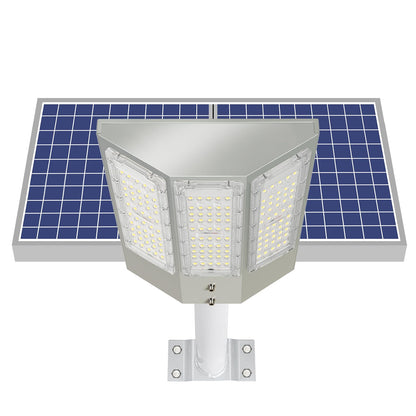 8000W Aluminum Frame Solar Street Lights Outdoor Motion Sensor, Dusk to Dawn 200000LM with Remote Control