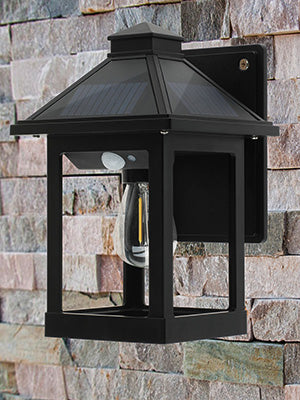 SmartYard Solar Wall Lanterns Outdoor with 3 Modes, Dusk to Dawn Motion Sensor LED Sconce Lights IP65 Waterproof, Exterior Front Porch 2 Pack