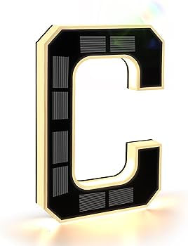 SmartYard 9 Inch Solar Lighted House Numbers for Outside, Light Up Waterproof LED Address Numbers Signs for Houses, Large Personalized Illuminated Exterior Modern House Numbers Light