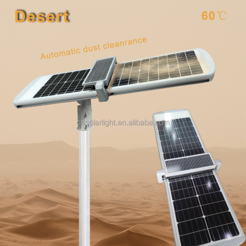 10,000W Commercial Solar street light All In One 6500K-Self Cleaning