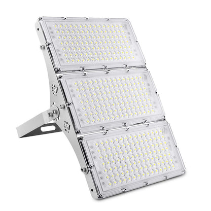 300W LED Flood Light, Hard Wired 24000LM Stadium Lights, 6000K Daylight White, 1500W Halogen Equivalent, IP66 Waterproof
