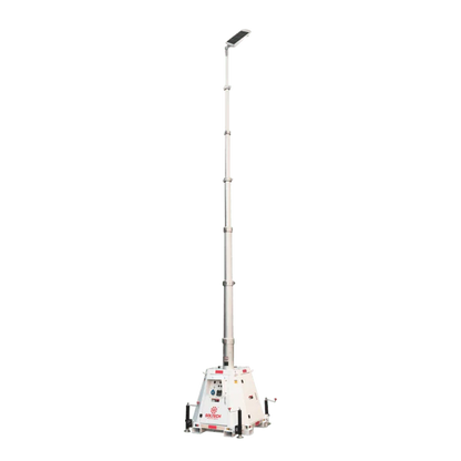 LumenX Twinko - Heavy Duty Mobile Solar Light Tower+2 11000W Fixture