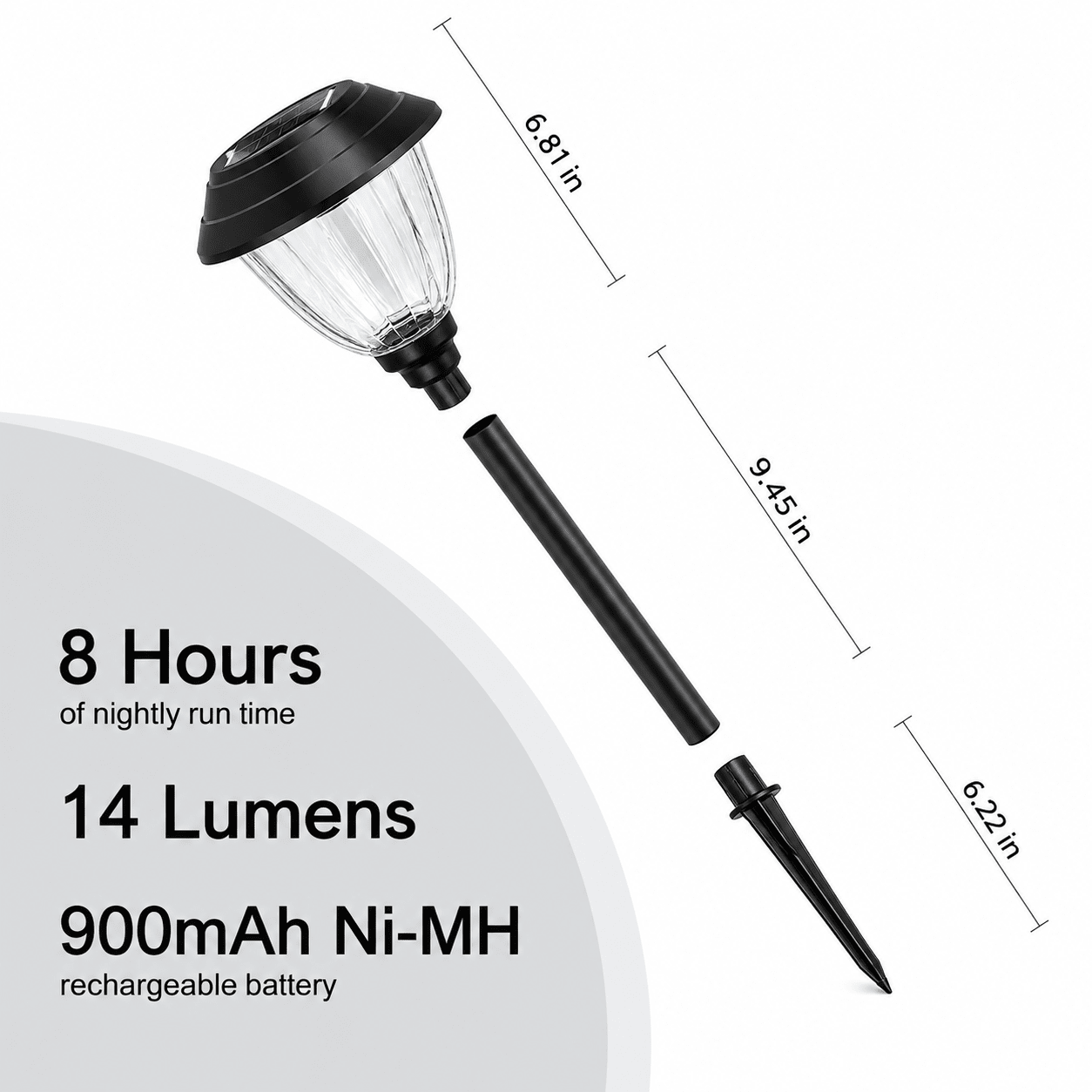 Alpan 10 Pack Solar Pathway LED Lights Outdoor-Stainless Steel 15 Lumen( Bronze ) - Outdoor Solar Outlet