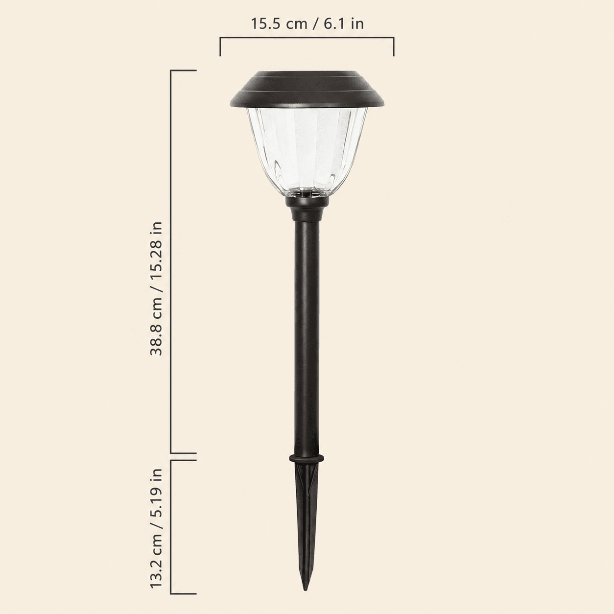Alpan 10 Pack Solar Pathway LED Lights Outdoor-Stainless Steel 15 Lumen( Bronze ) - Outdoor Solar Outlet