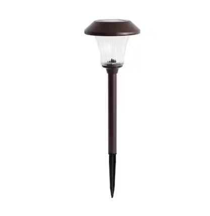 Berkely Jensen 12 -Lumens Oil-rubbed Bronze Solar LED Outdoor Path Light 5 Pack( 3000-Kelvins K) - Outdoor Solar Outlet
