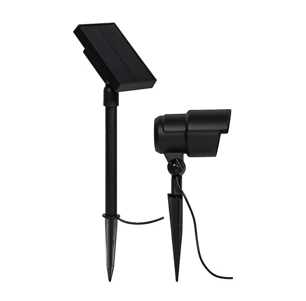 Berkley Jensen 2 Pack Solar LED Spotlights 100 Lumen - Outdoor Solar Outlet