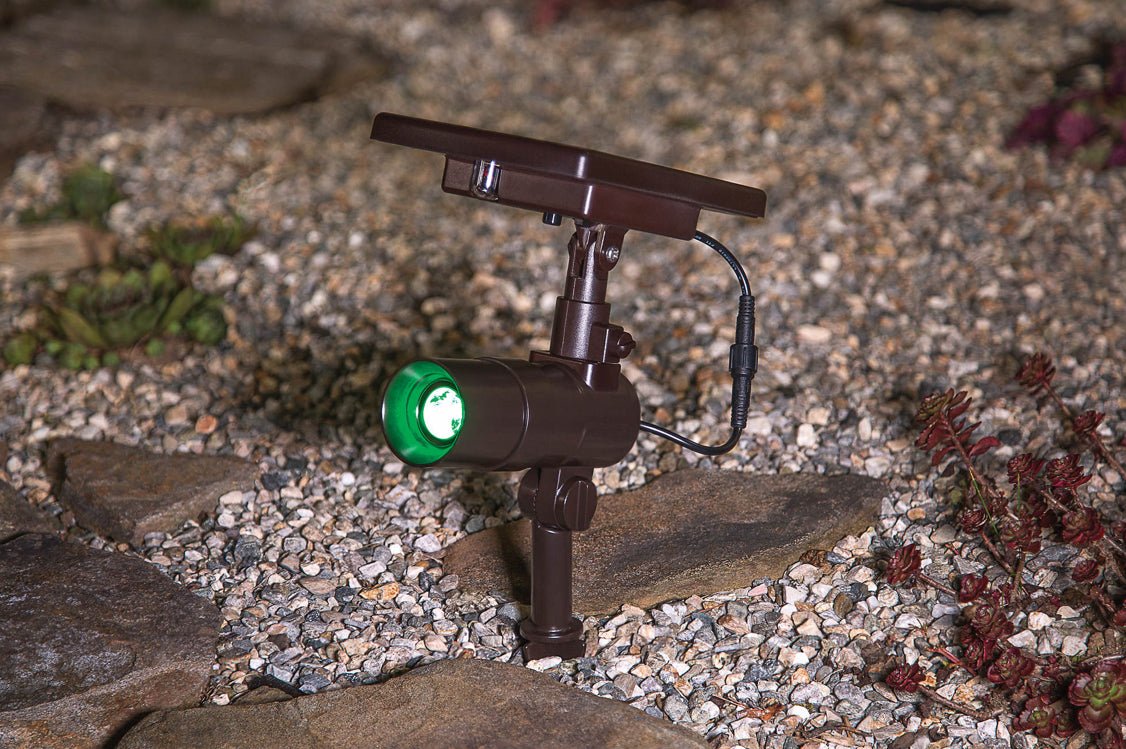 Berkley Jensen 50-Lumen Color-Changing Spotlight – Set of 2. - Outdoor Solar Outlet