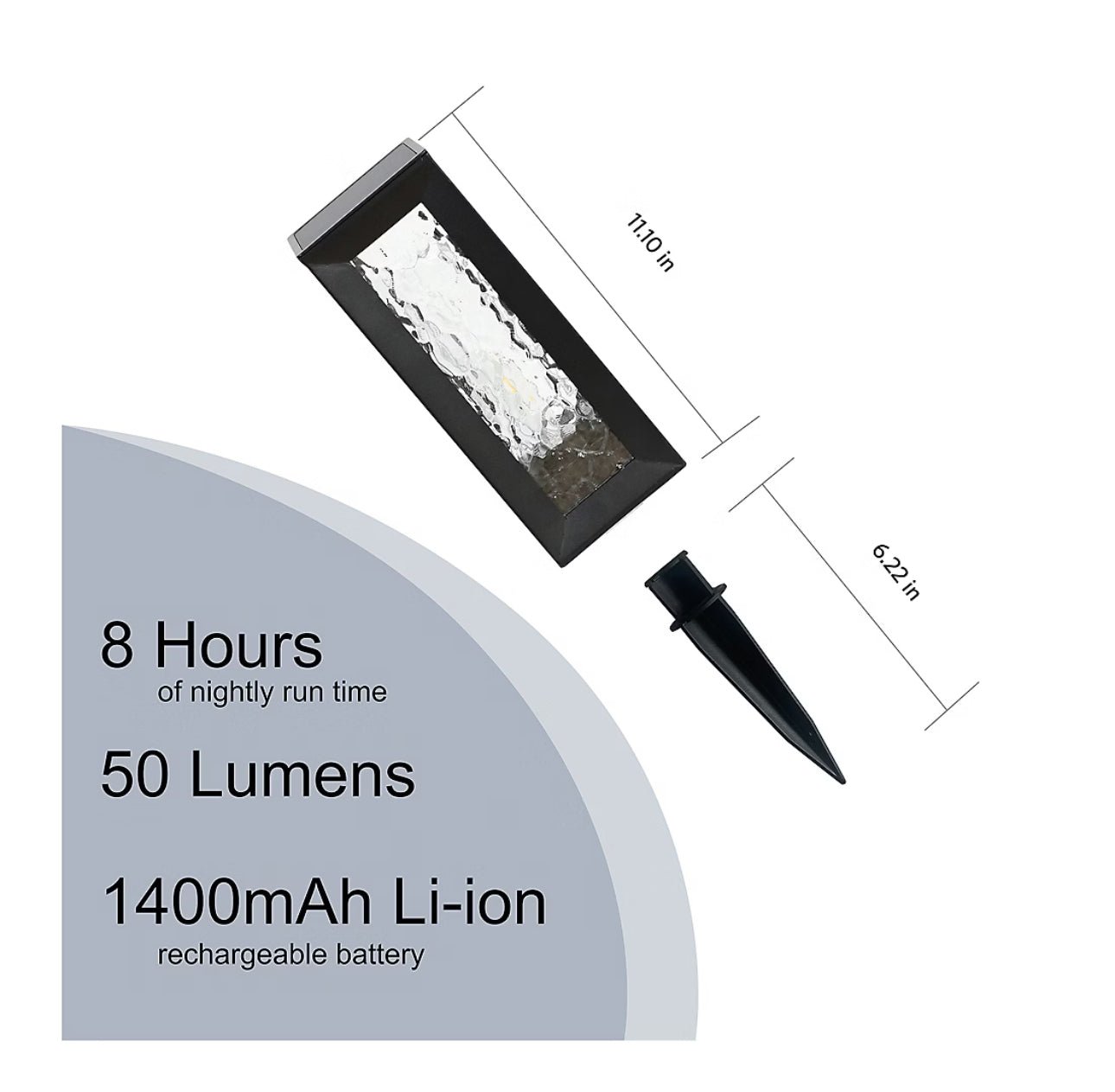 Berkley Jensen 50 Lumen Solar LED Lanterns,Warm White & Candle Flickering-2 Pack - Outdoor Solar Outlet