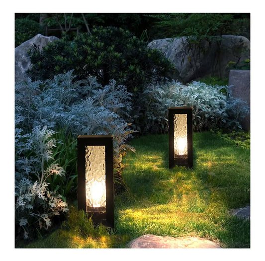 Berkley Jensen 50 Lumen Solar LED Lanterns,Warm White & Candle Flickering-2 Pack - Outdoor Solar Outlet