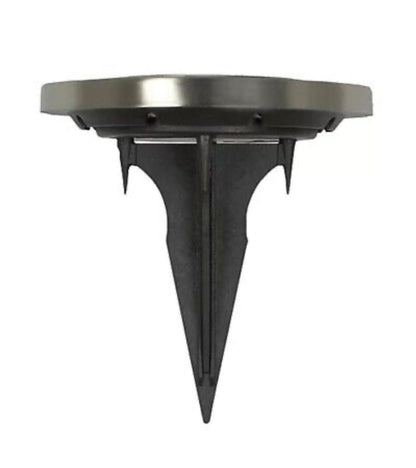 Berkley Jensen 6-Lumen Solar Disk Mark Lights, 6 pk. - Stainless Steel - Outdoor Solar Outlet