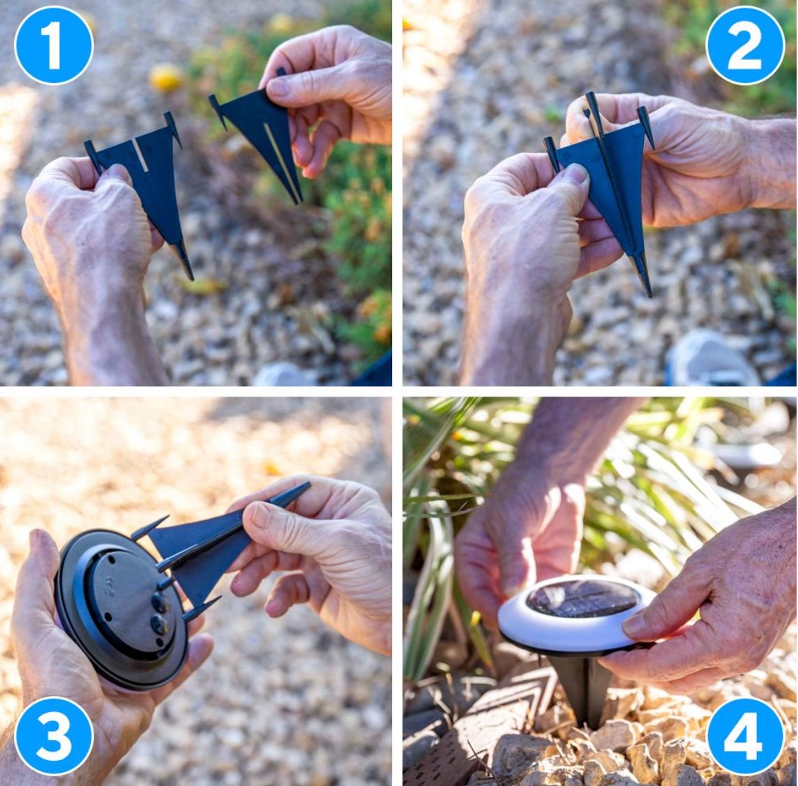 Colorize Solar Lights Color Change Ring Lights In-Ground 6 Pack - Outdoor Solar Outlet